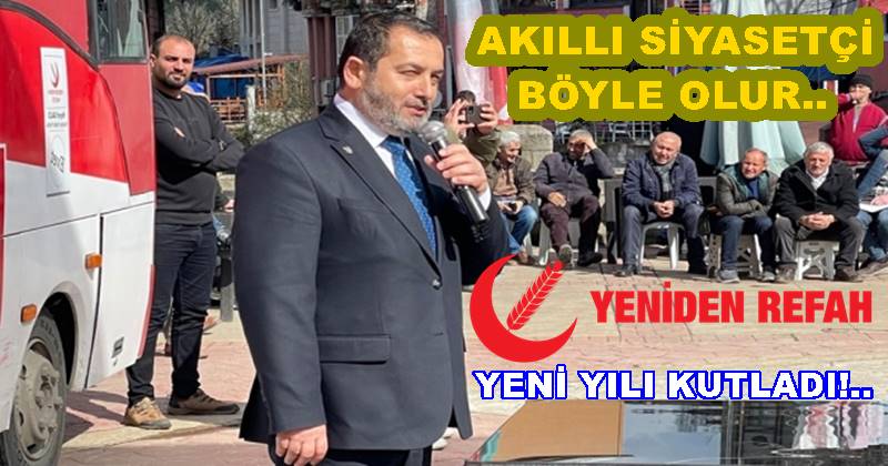 Yeniden Refah Partisi Yeni yılı “BİSMİLLAH” diyerek kutladı..