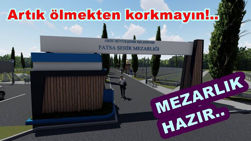 YENİ BİR ŞEHİR MEZARLIĞI KURULUYOR..