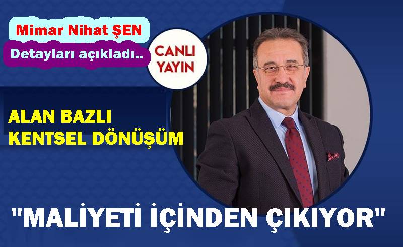 Mimar Nihat Şen, projenin önemini açıkladı..