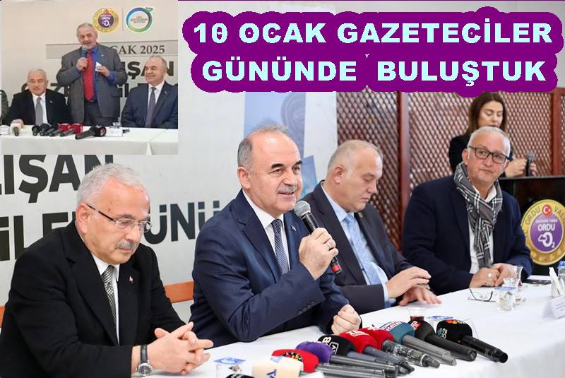 Ordu’nun Yerel gazeteci Ordusu  sabah kahvaltısında bir araya geldiler.