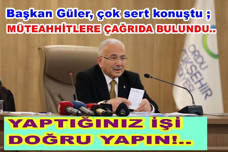 Başkan Güler, “Yangın konusunda şehirde epey eksik var”