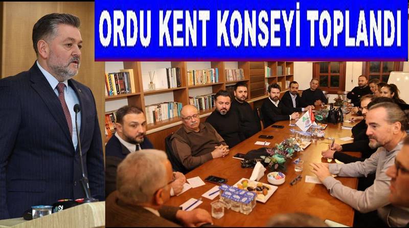 KENT KONSEYİ BAŞKAN GÜLER İLE BİR ARAYA GELDİLER..